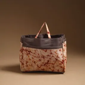 Brown - Handcrafted Cotton Cosmetic/Toiletry Bag 25