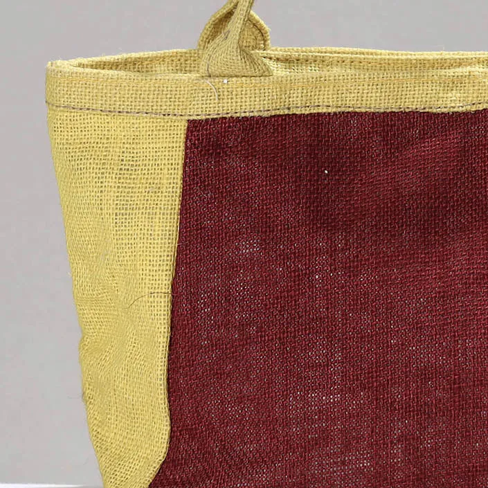 Brown - Handcrafted Multipurpose Jute Hand Bag