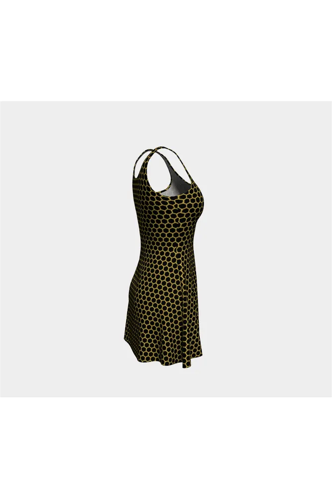 Honeycomb Queen Flare Dress