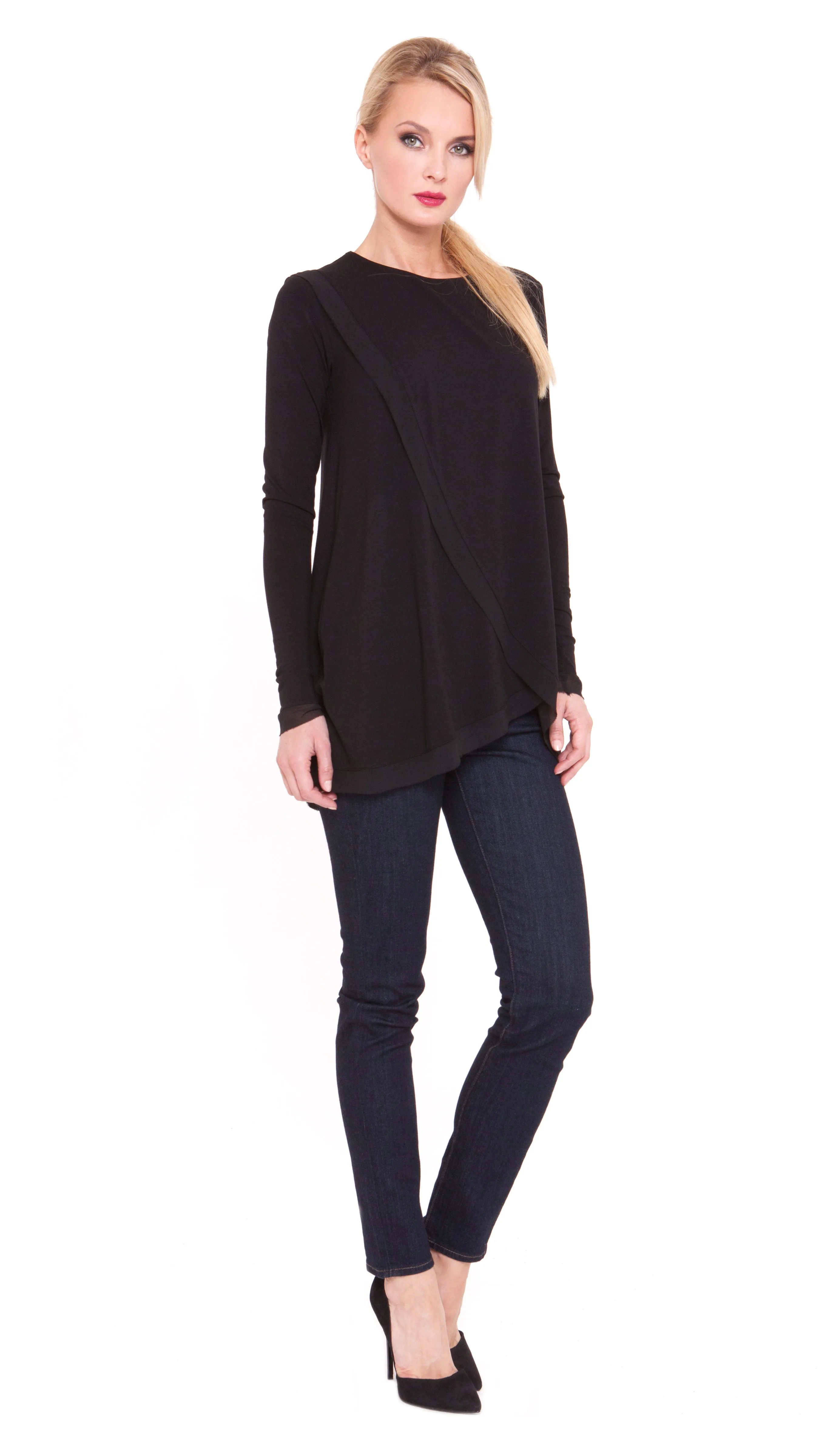 Karlyn Asymmetric Layer Top