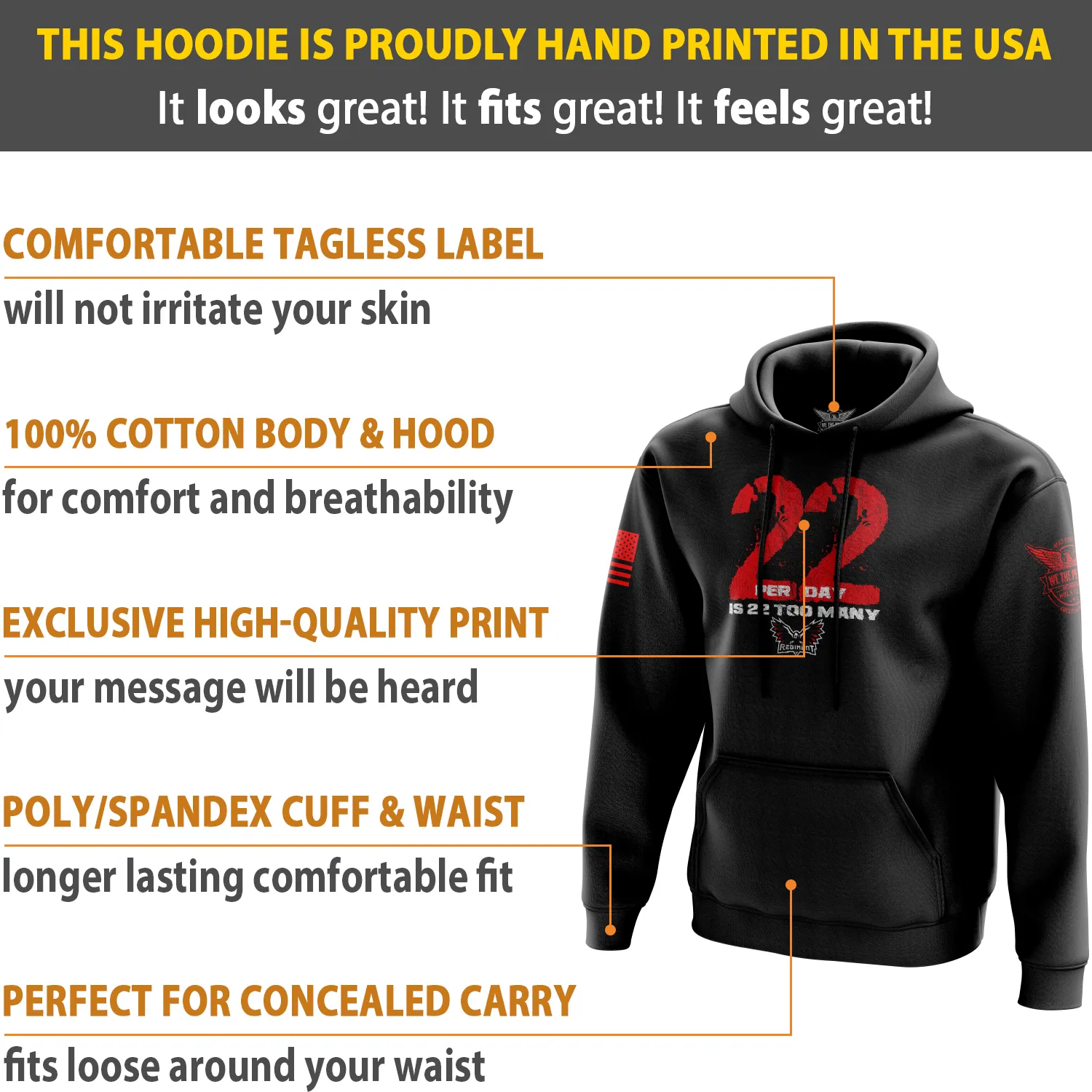 Regiment 22 A Day Hoodie
