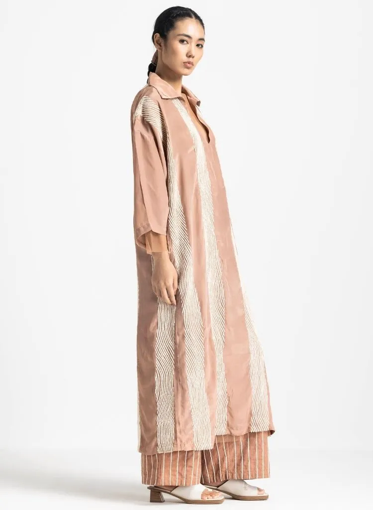 V Neck Kaftan Set